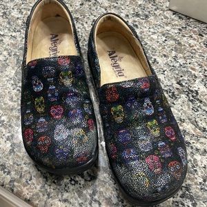 Alegria candy skulls shoes